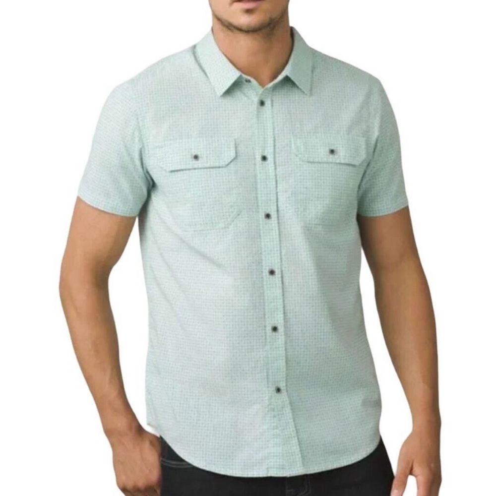 Prana Blakley short sleeve in turtle green size medium